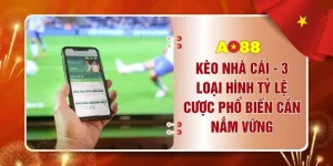 Kèo Nhà Cái - 3 Loại Hình Tỷ Lệ Cược Phổ Biến Cần Nắm Vững